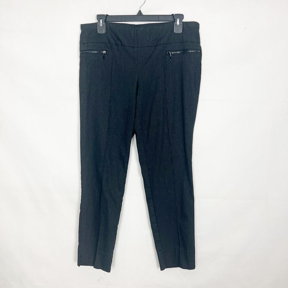 Leyla Womens Pull On Pants 12P Stretch Business Casual Dressy Office Career Chic